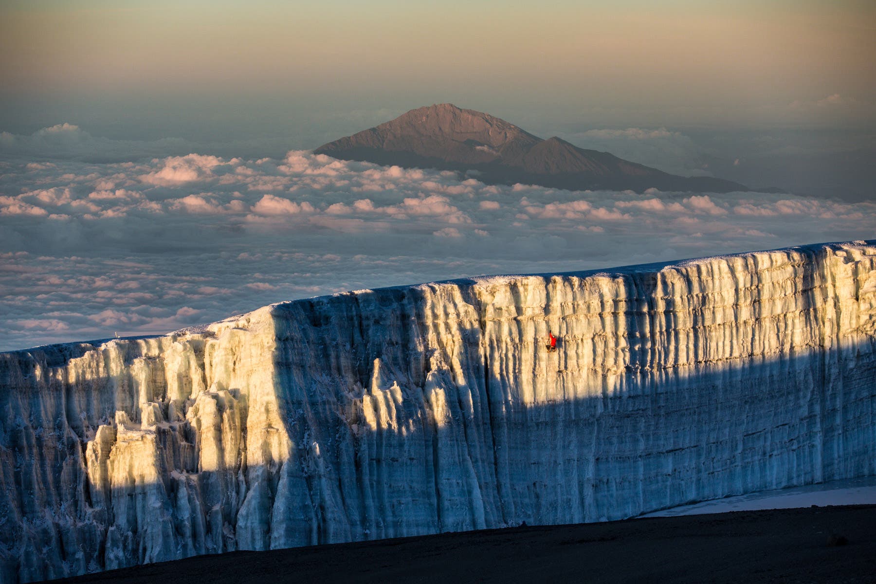 Will Gadd Ice Climbing Kilimanjaro Tanzania Africa
