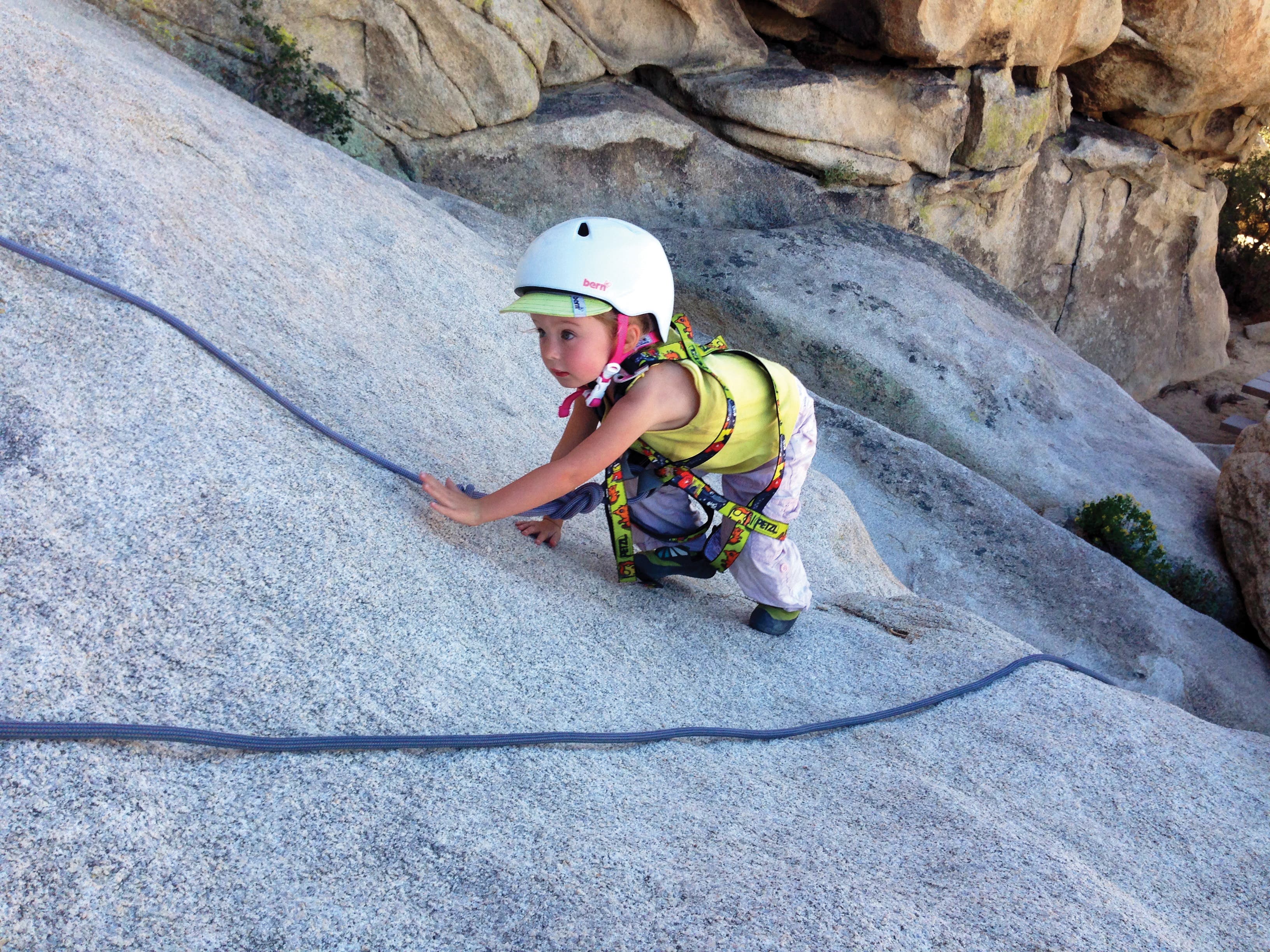 Rock climbing baby cute