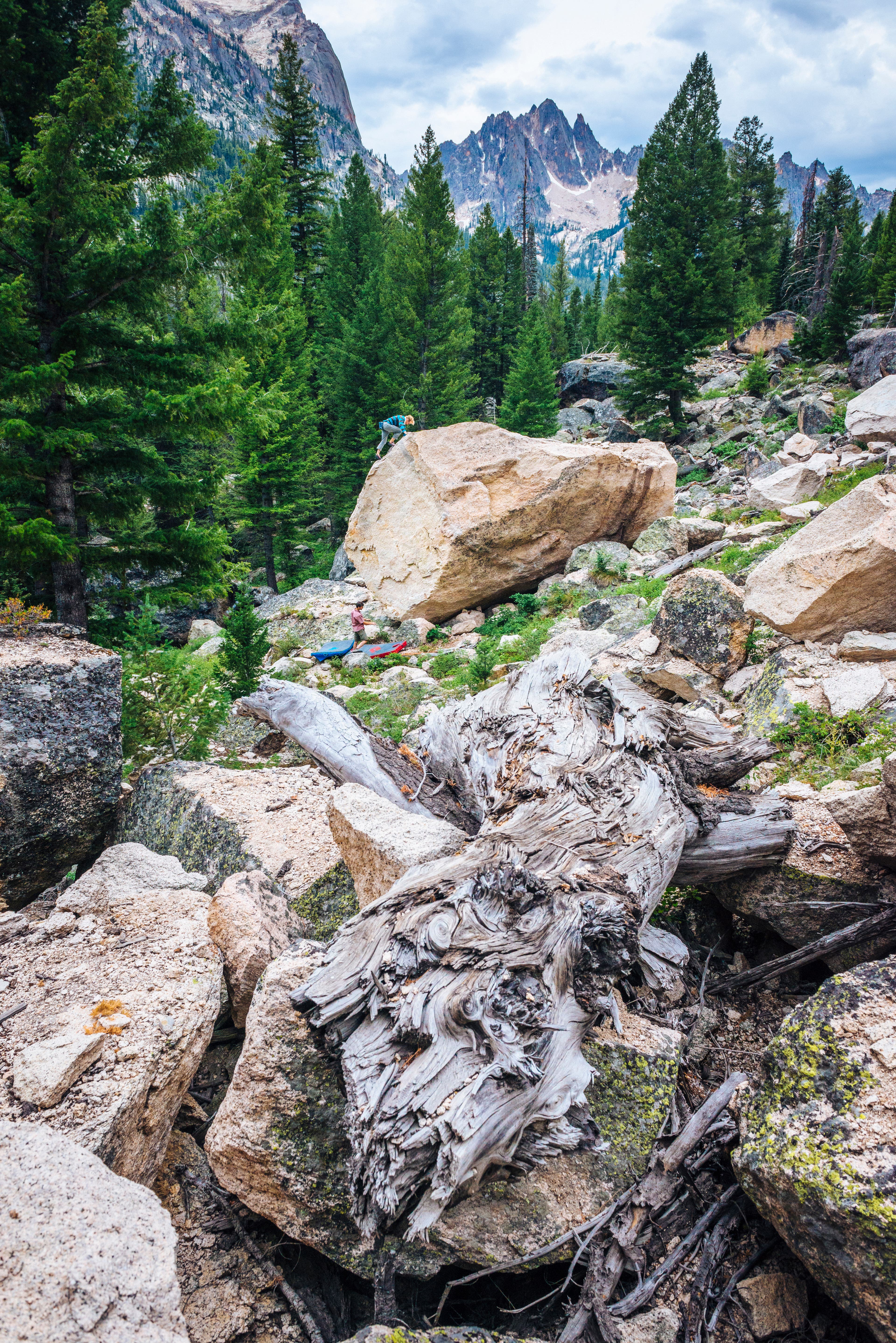 Sawtooths Idaho Bouldering Rock Climbing
