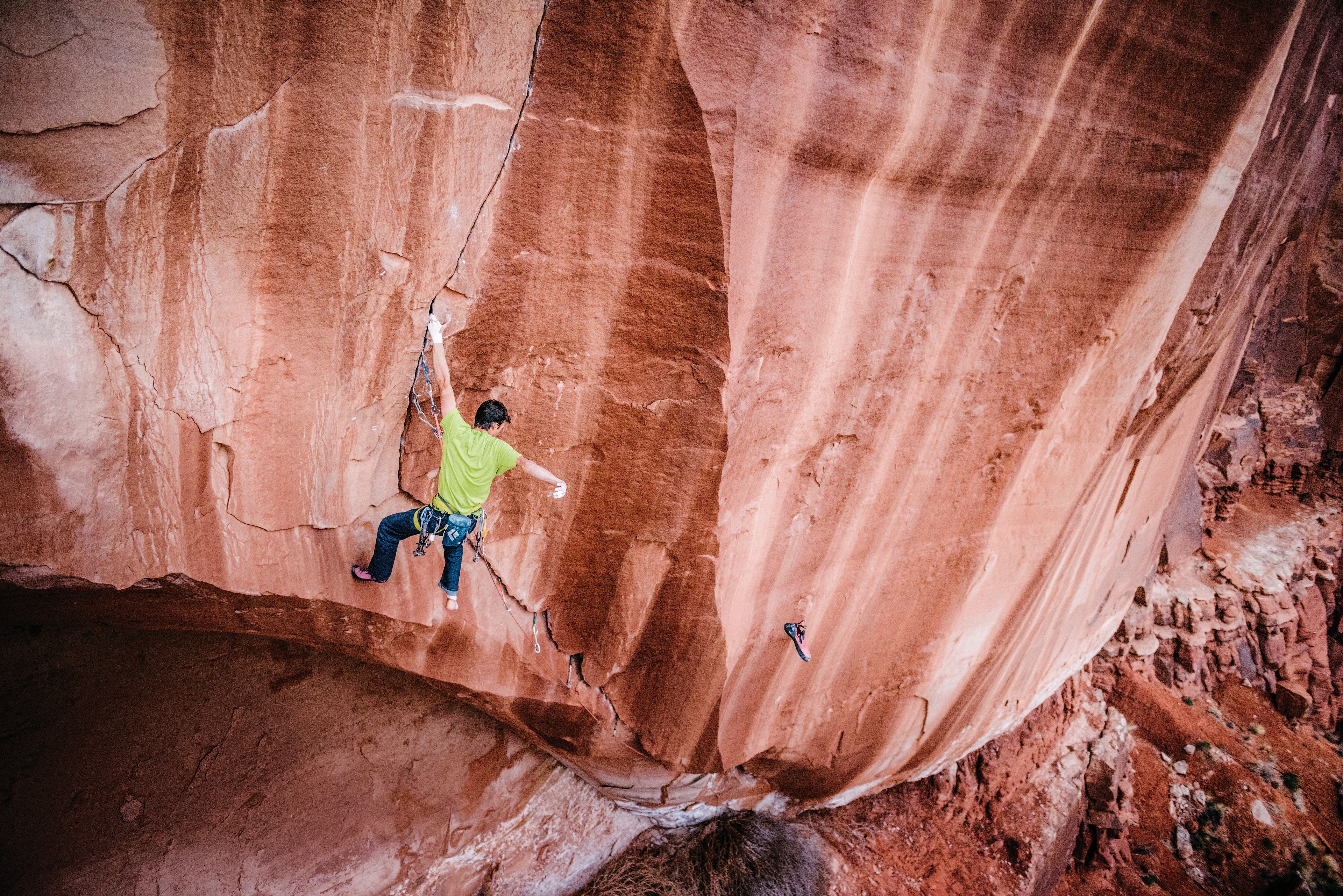 Mason Earle Bartlett Wash Project rock climbing