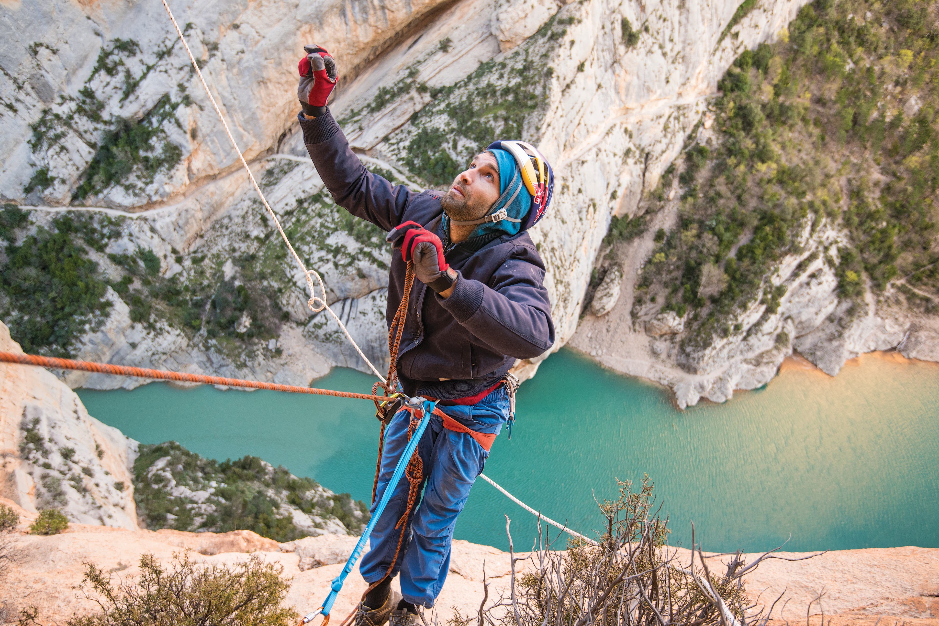 Chris Sharma Sport Rock Climbing Mont Rebei