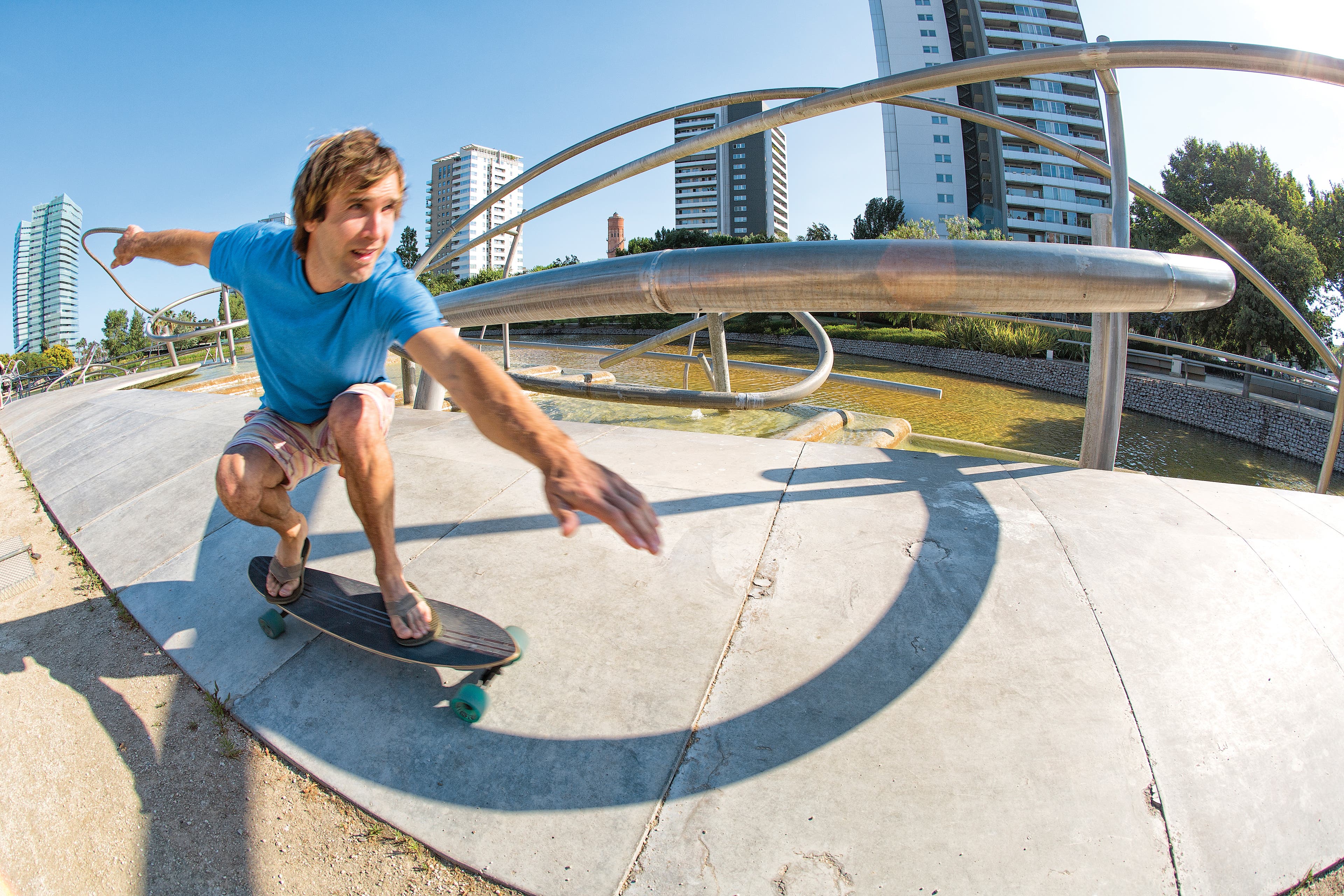 Chris Sharma skateboarding spain barcelona