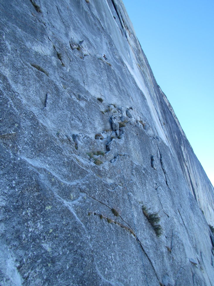 Half Dome Post-Rock Fall Conditions: One Year Later