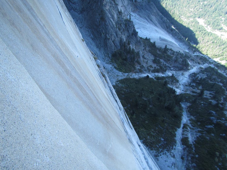 Half Dome Post-Rock Fall Conditions: One Year Later