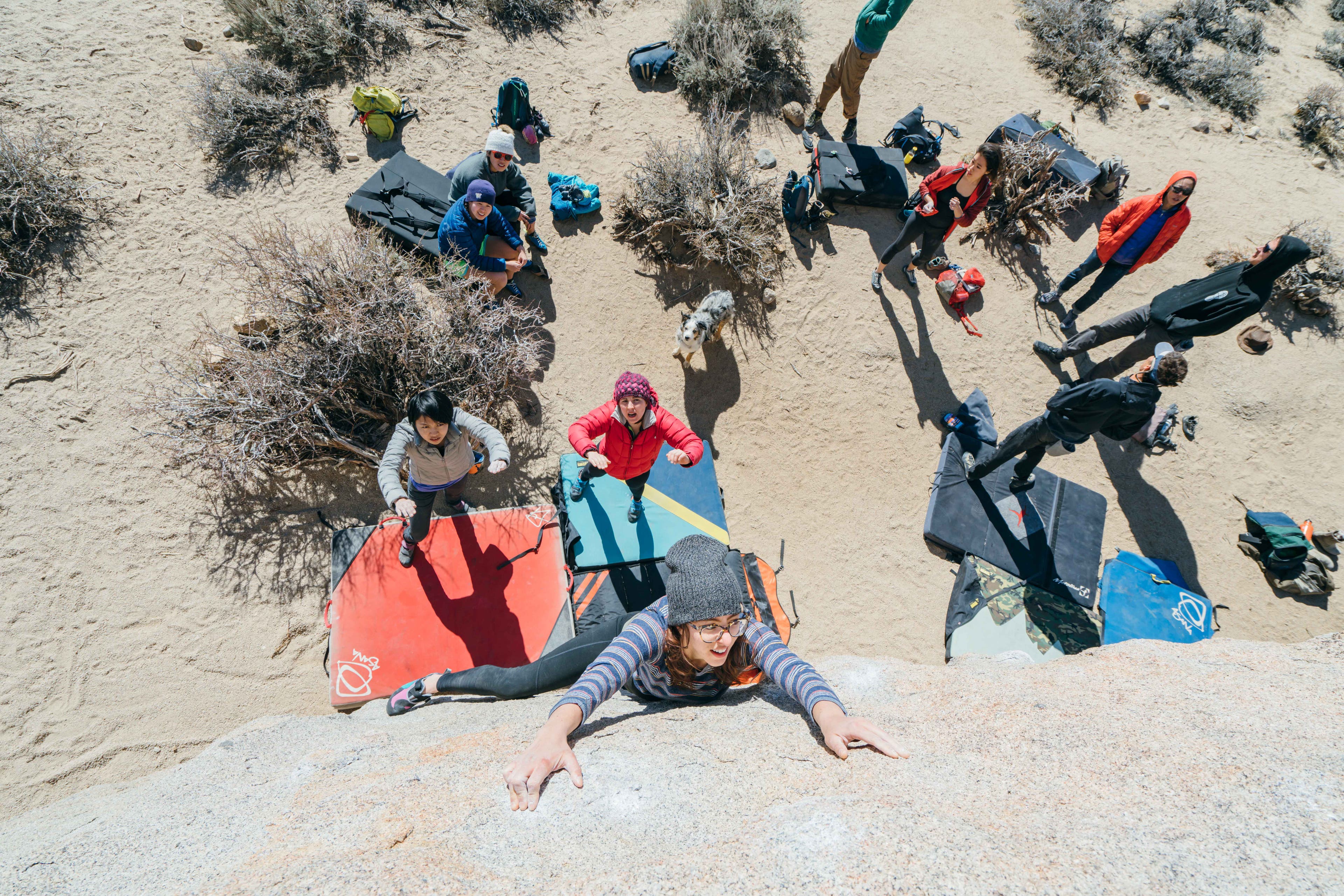 ellison-20170304-01678 Women's Climbing Festival Bishop Bouldering