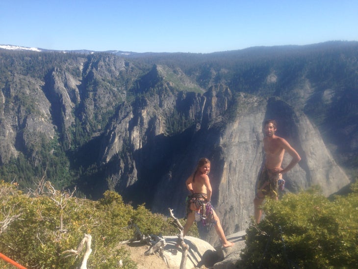 Unknown Leah Pappajohn Jonathan Fleury Naked El Capitan Climbing