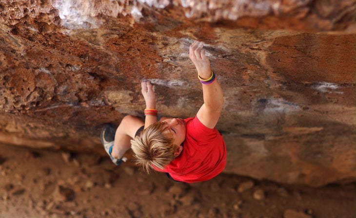 Chris Deuto Bouldering Rock Climbing