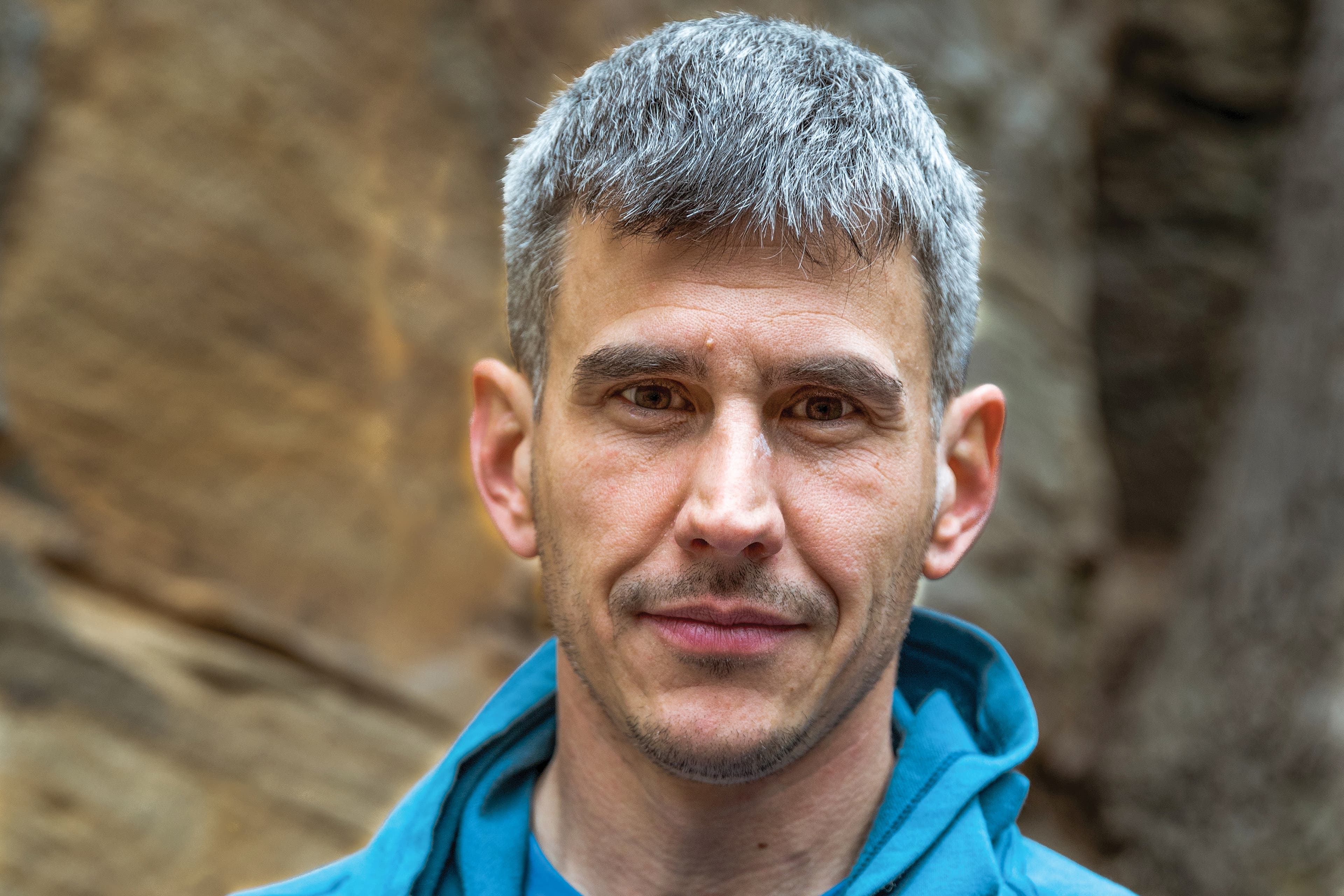 Blake Bowling Portrait Rock climber hardwear