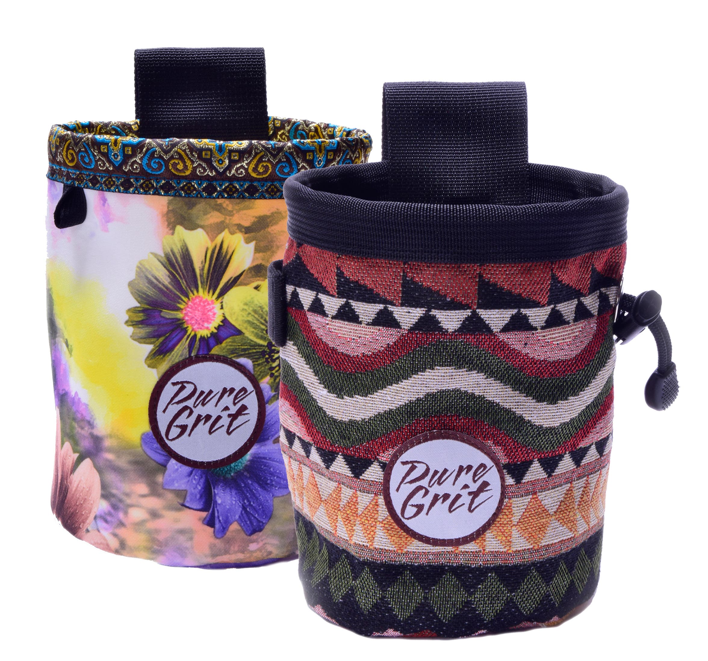 Pure Grit Chalkbags rock climbing bouldering gear
