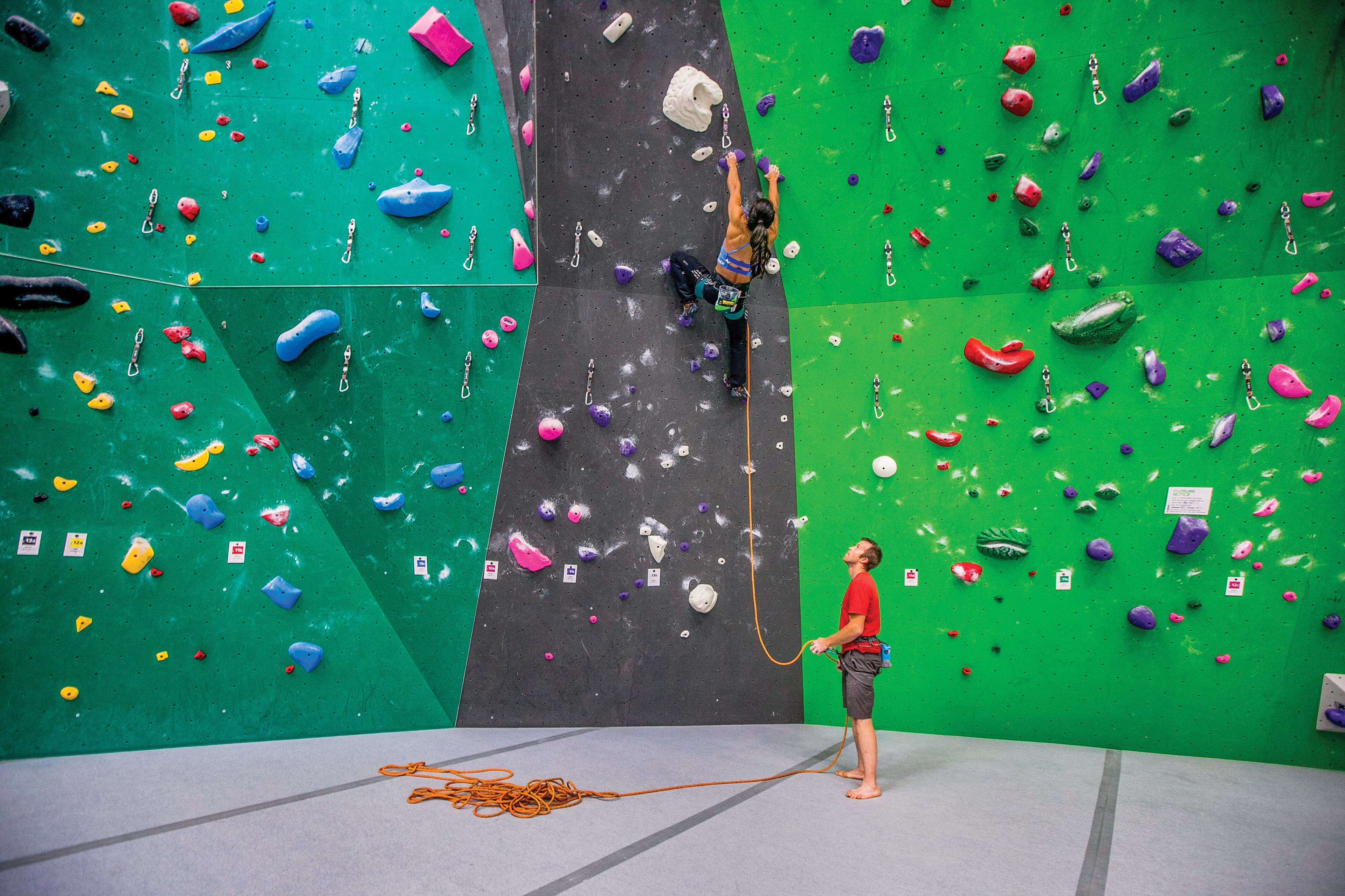Nina Williams sport climbing gym training james lucas