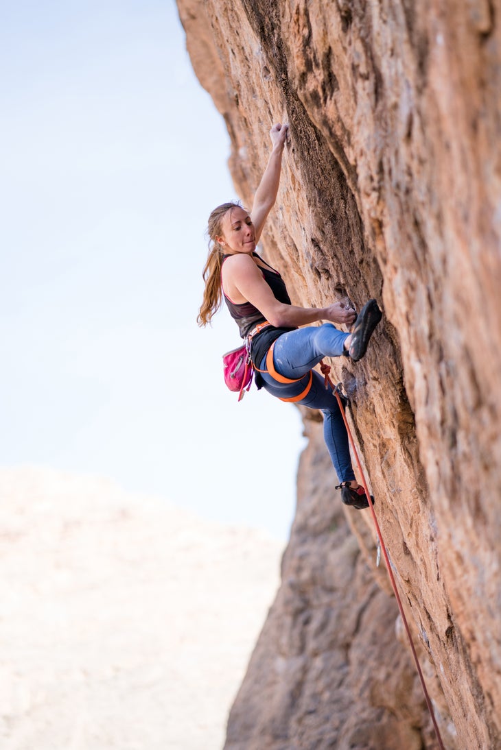 TK_DSC4924 Michaela Kiersch Necessary Evil Virgin River Gorge Arizona Rock Climbing Sport