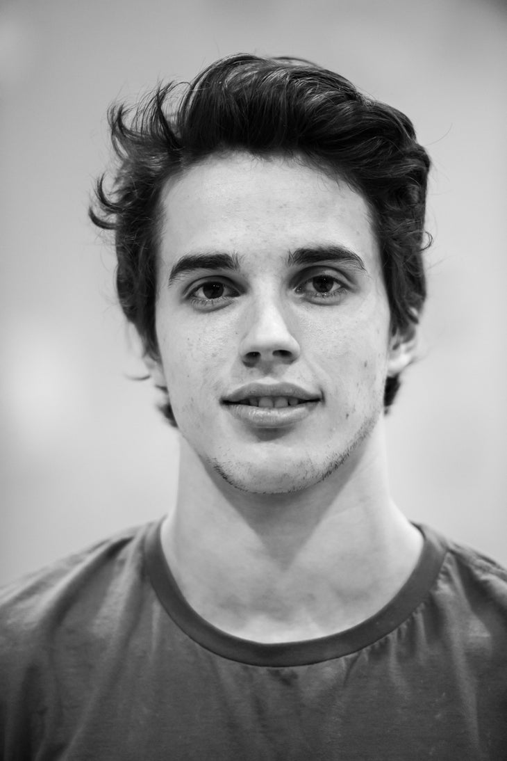 andreaLaue_usacOpenSportNatsPortraits-7822 Sean Bailey Portrait USA Climbing Competition Sport Speed