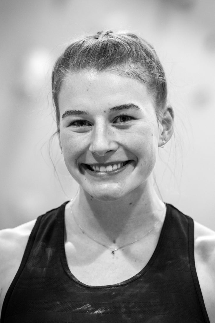 andreaLaue_usacOpenSportNatsPortraits-7830 Claire Buhrfeind Portrait USA Climbing Competition Sport Speed