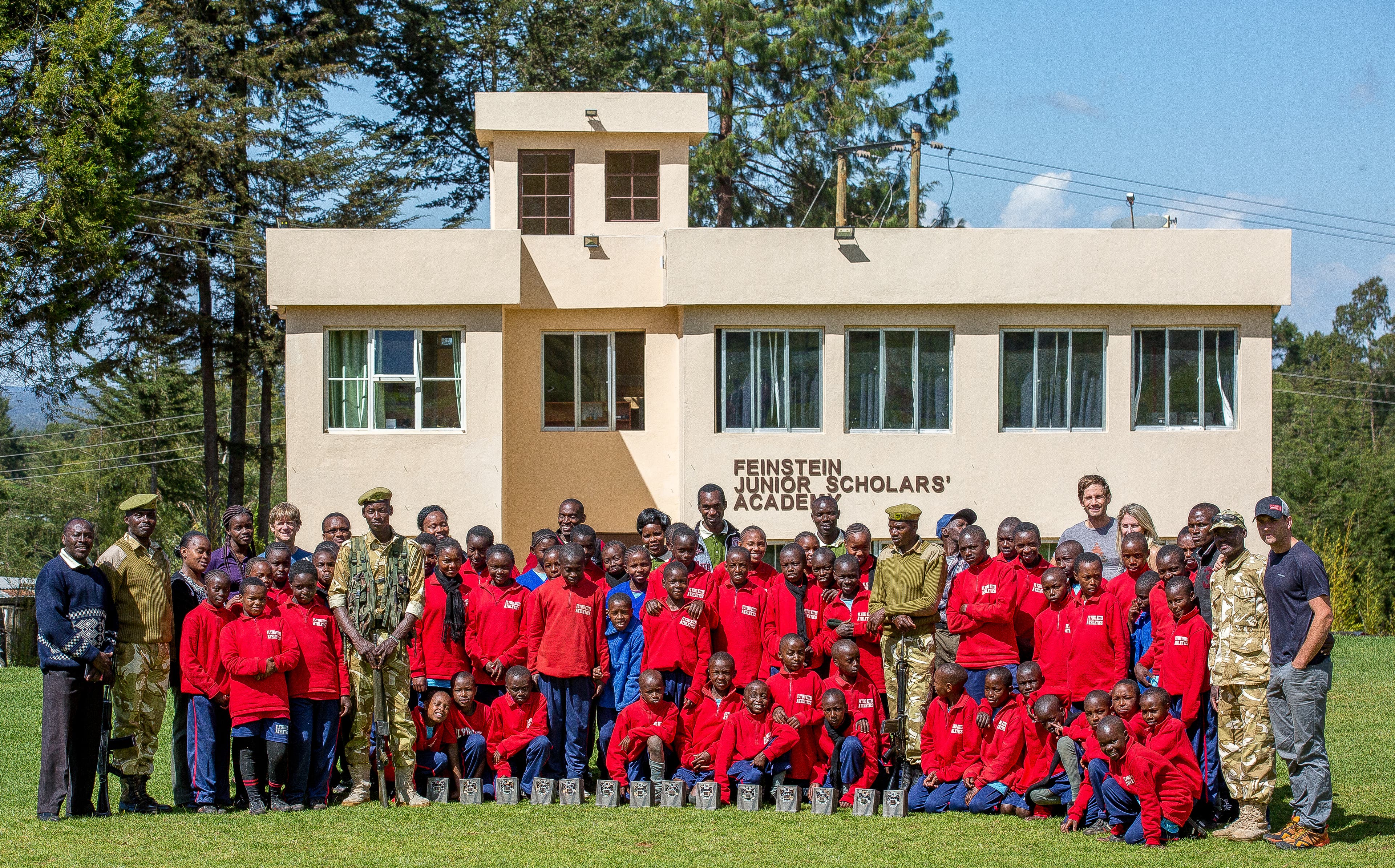 Feinstein Junior Scholars Academy Flying Kites Kenya Africa