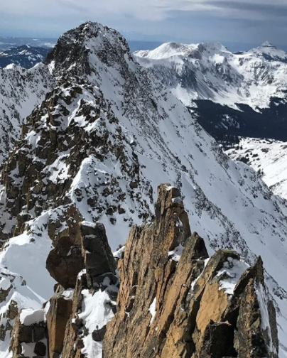 Wilson - El Diente traverse Andrew Hamilton Colorado Winter 14er Speed Record