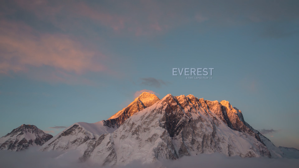 Video Beautiful Mt Everest Time Lapse