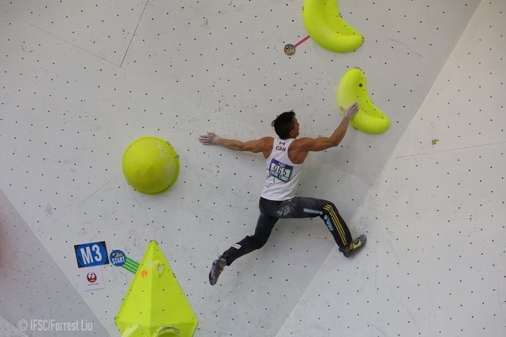 40142237520_97e2b5b434_o IFSC Bouldering World Cup Chongqin Mens Finals Sean McColl