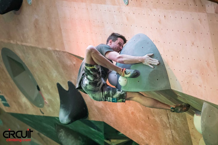 Jernej Kruder IFSC BWC series leader and first repeat of El Pontas Jernej Kruder Competition Climbing Bouldering World Cup IFSC