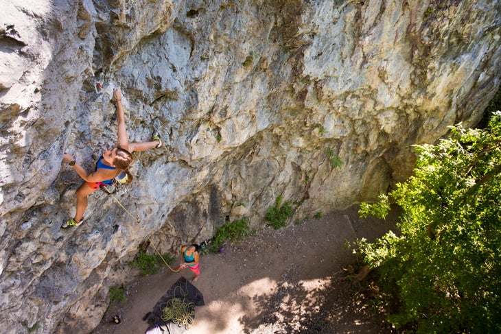 jevans-2751 Megan Walsh License to Thrill 5.11c Membrane American Fork Utah Rock Climbing Sport