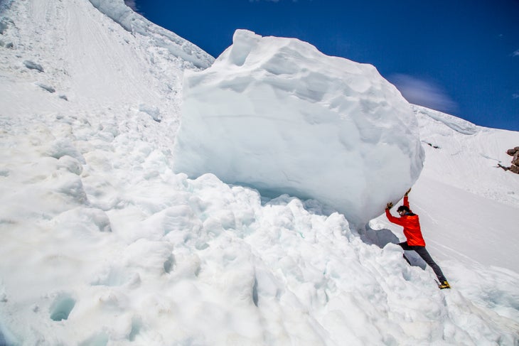 JVON2923 Peter Whittaker tests Bight Gear's new NeoShell Nuker Jacket.