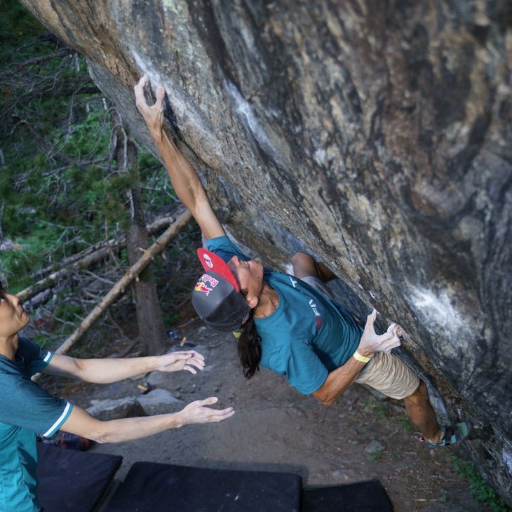 Rustam Gelmanov first repeat Hynotized minds V16 Rustam Gelmanov Hypnotized Minds V16 Competition Climbing bouldering