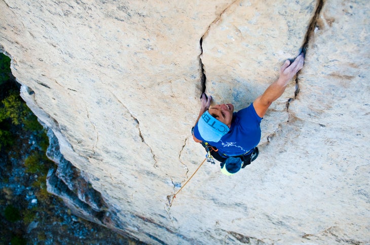 Jonathan Jonathan Siegrist Enter the Dragon The Fins Idaho Rock Climbing Trad
