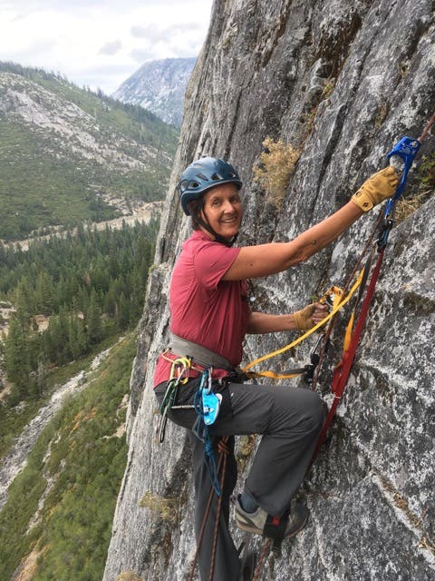 Dierdre Wolownick Dierdre Wolownick Lover’s Leap South Lake Tahoe Rock Climbing Alex Honnold Mom