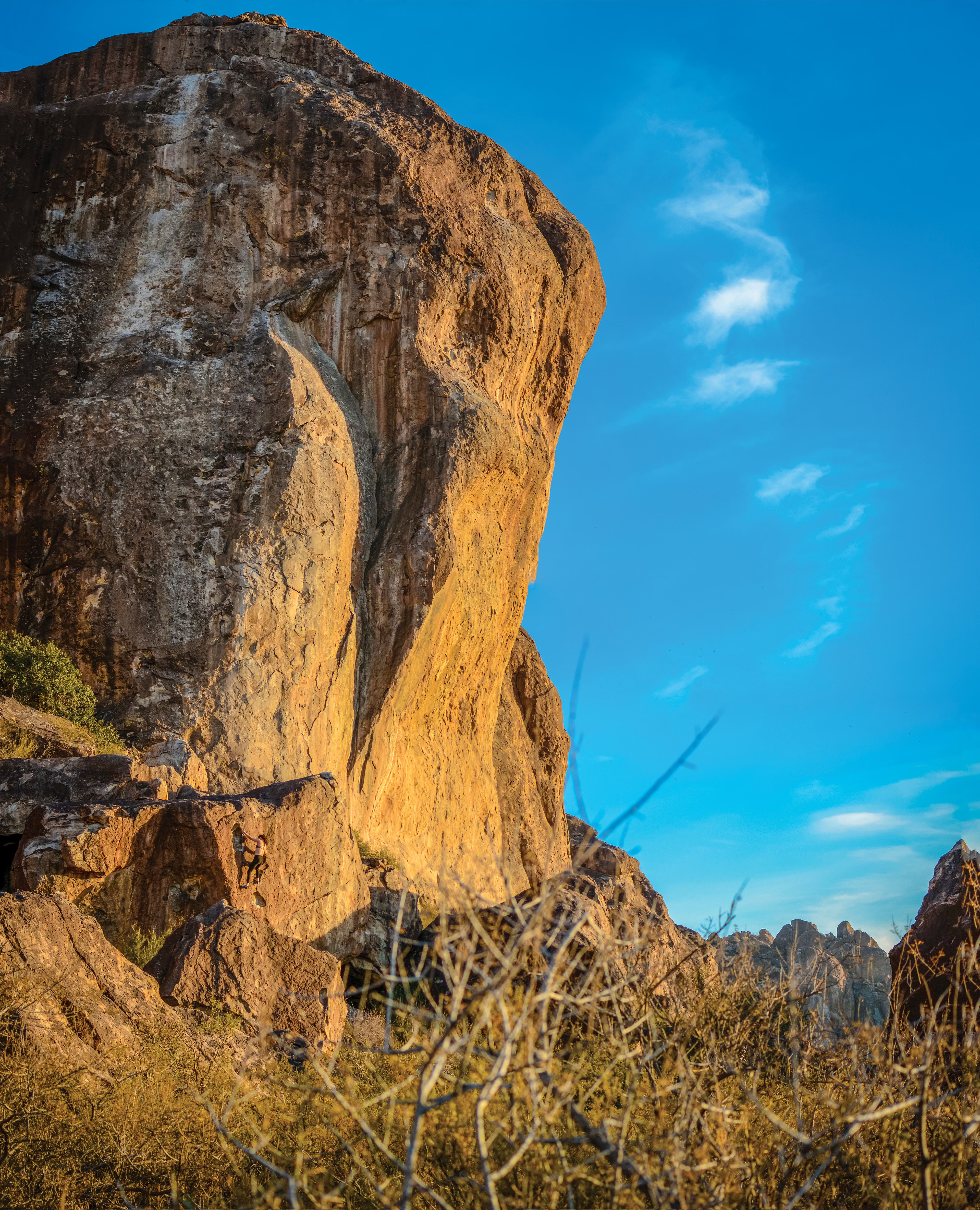 melon_patch1_gn-web Corrine Baril the melon patch v0 north mountain hueco tanks texas bouldering rock climbing