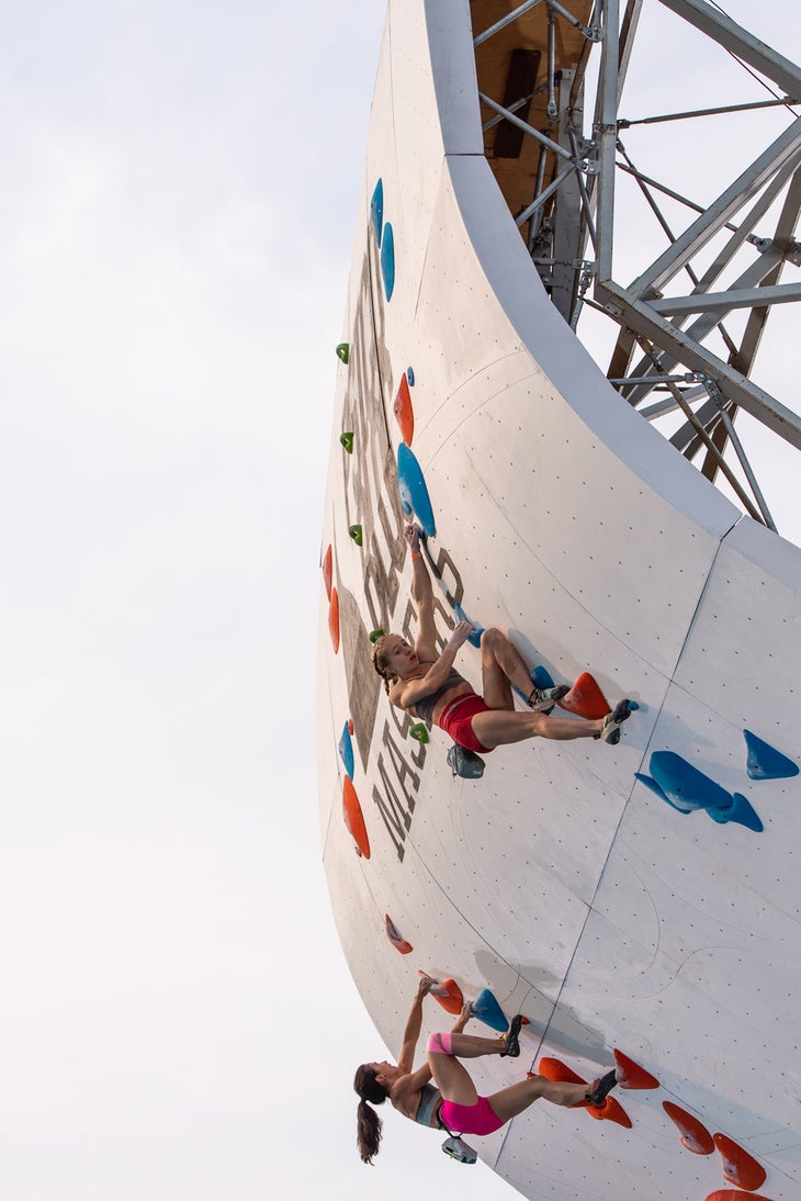 andreaLaue_psicoblocMasters2018-06 Psicobloc Masters Series 2018 Rock Climbing Competition deep water solo