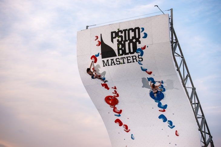 andreaLaue_psicoblocMasters2018-08 Psicobloc Masters Series 2018 Rock Climbing Competition deep water solo