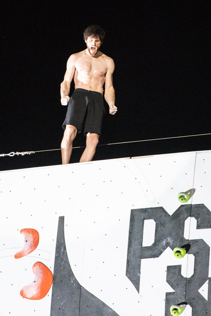 andreaLaue_psicoblocMasters2018-14 Psicobloc Masters Series 2018 Rock Climbing Competition deep water solo jimmy webb winner