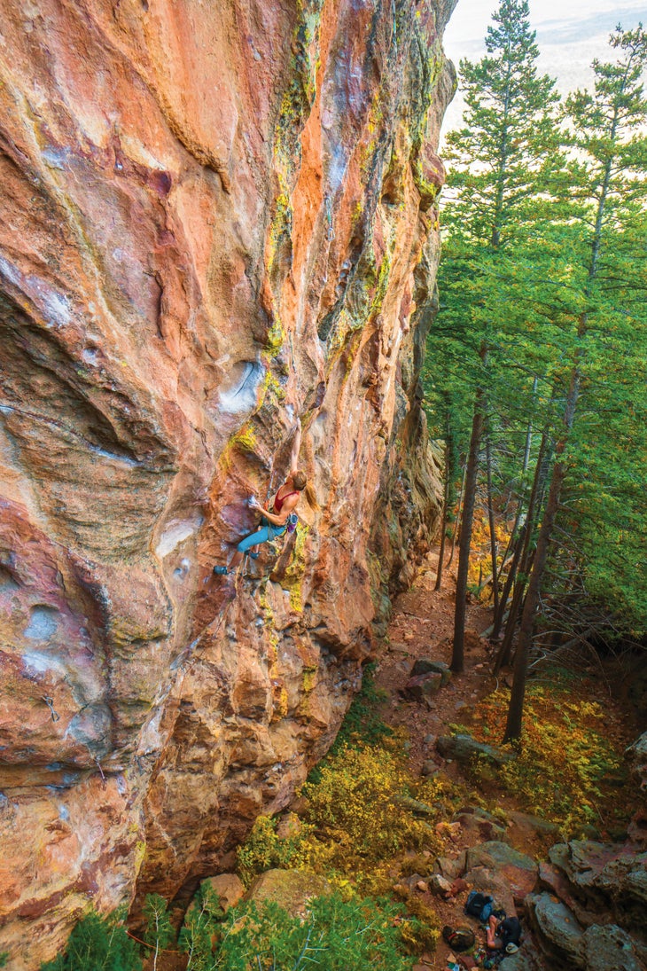 Isabelle Faus Thunder Muscle_gn-web Thunder Muscle 5.14a Seal Rock Flatirons Rock Sport Climbing Boulder Colorado Isabelle Faus
