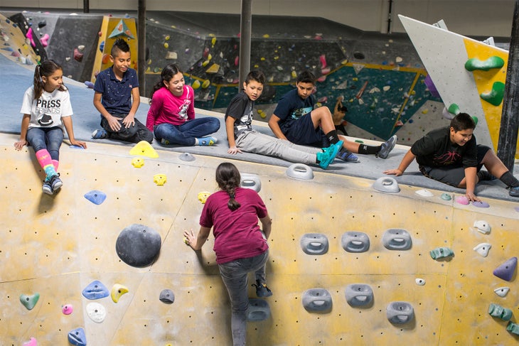 OneClimb-LA-1 1Climb kids LA Boulders Boys and Girls Club of America Kevin Jorgeson