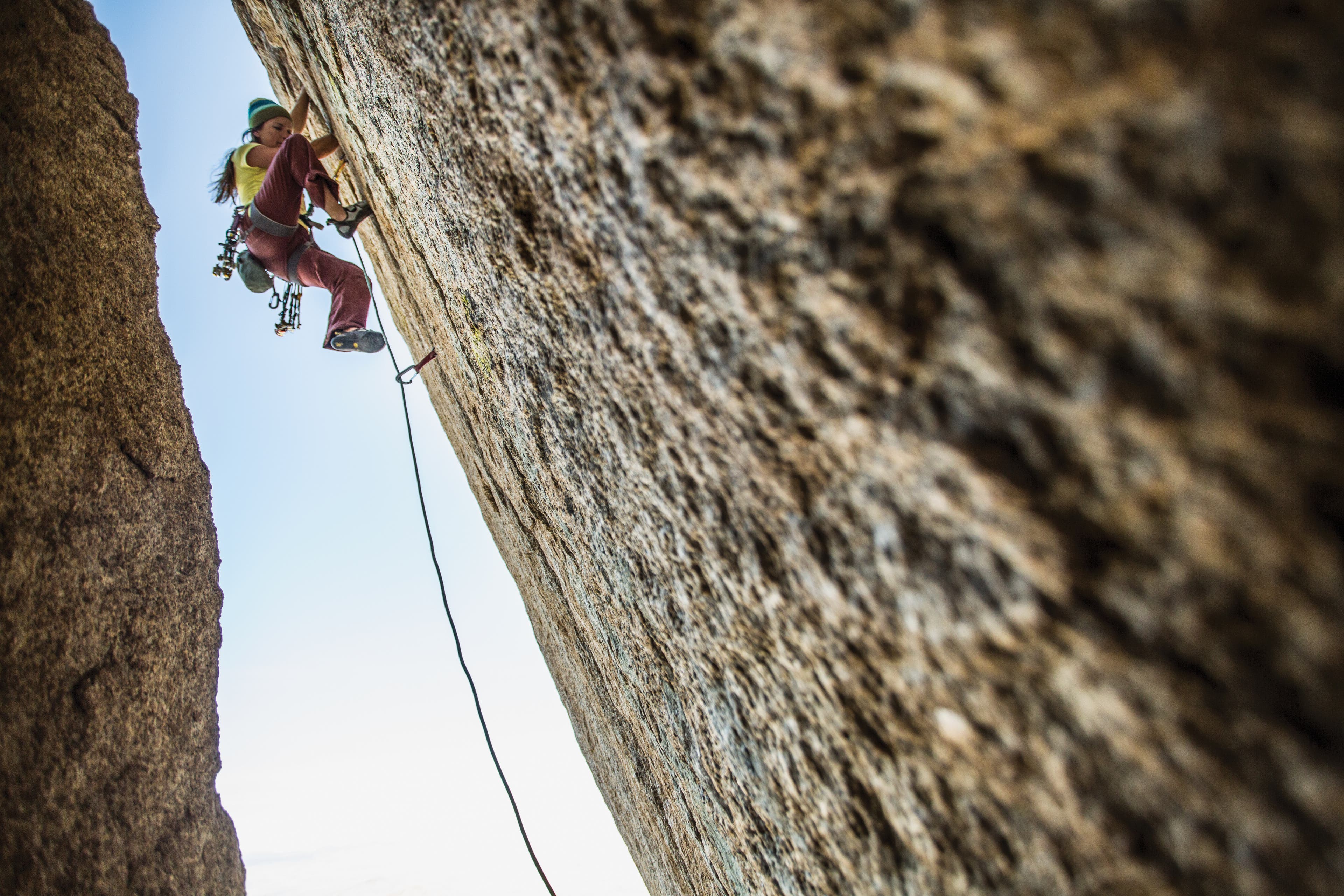 Griffith on dog day afternoon (5.11d), Little Egypt, California.