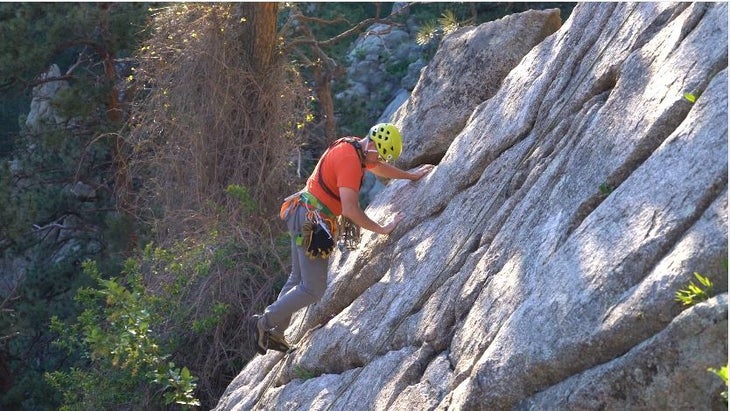re-climbing Stuck rappel ropes
