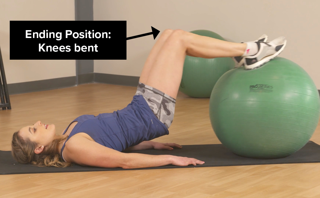 Ball Curl 2 Hamstring strengthening