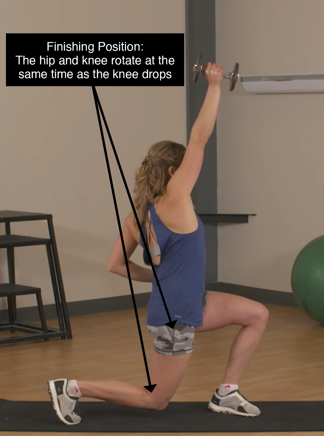 Drop Knee Exercise Finish None