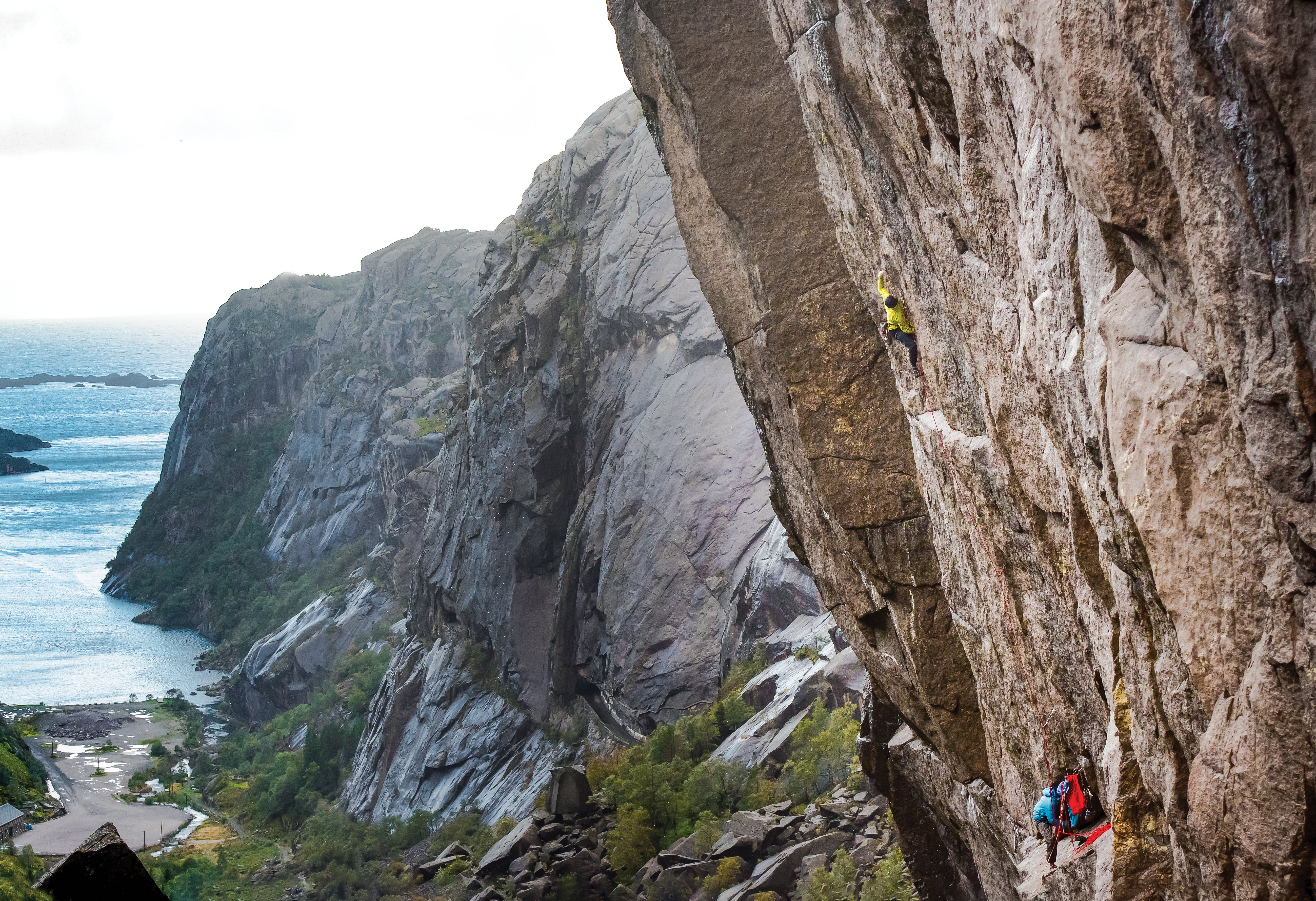 The Wide Boyz Climb Recovery Drink, Norway - Climbing