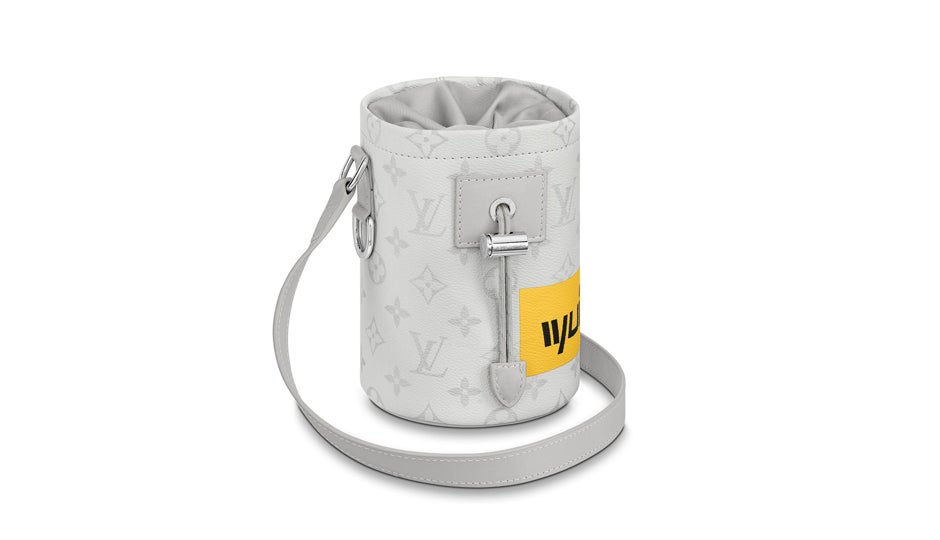 Chalk nano cloth bag Louis Vuitton Ecru in Cloth - 9077265