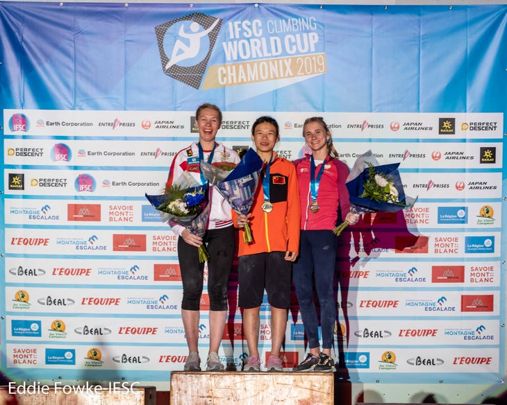 2. Speed podium (women) None
