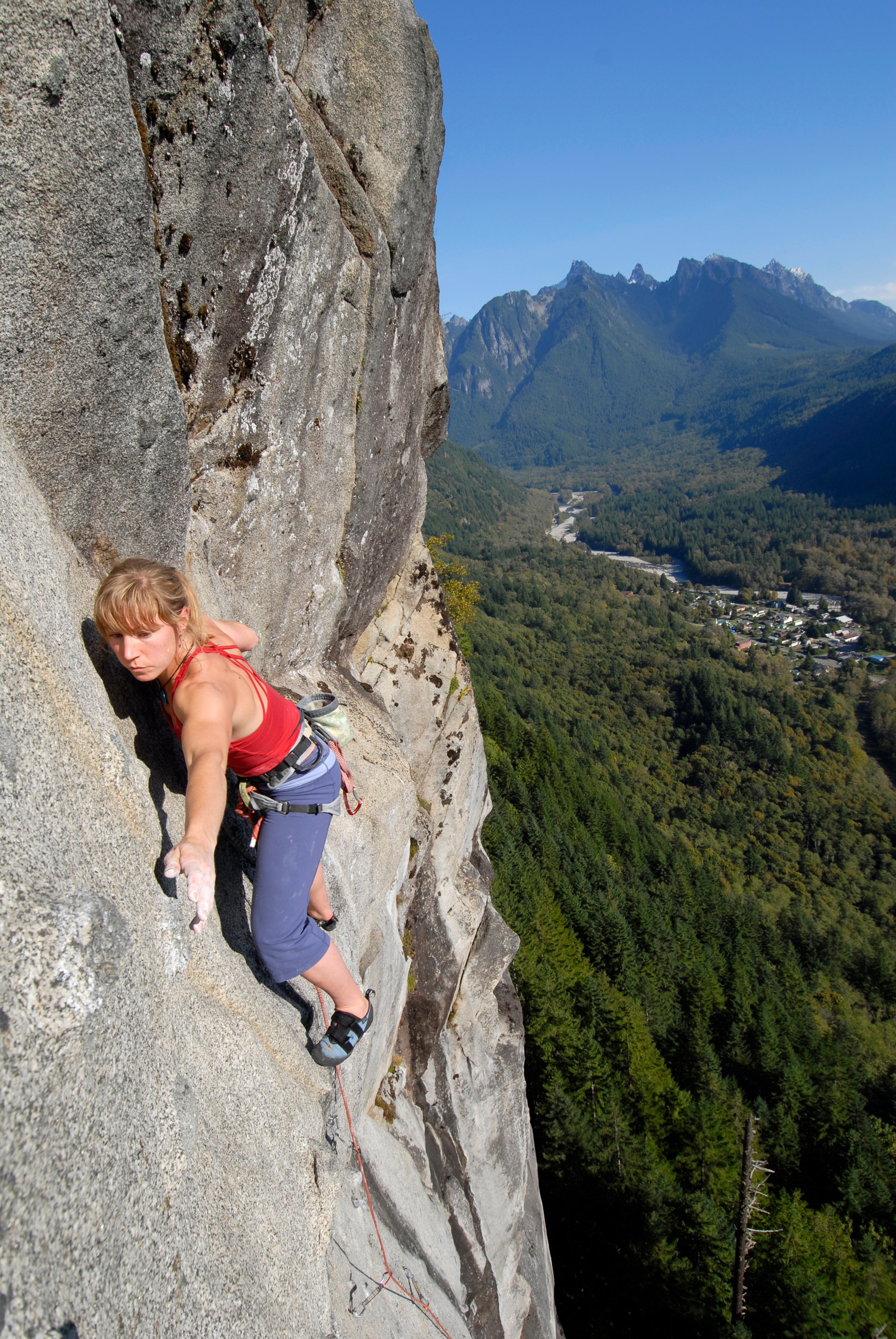 Climbing at Washington's Index Town Walls