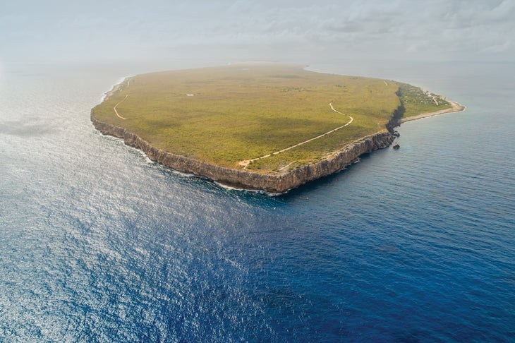 Beaches and cliffs at Cayman Brac