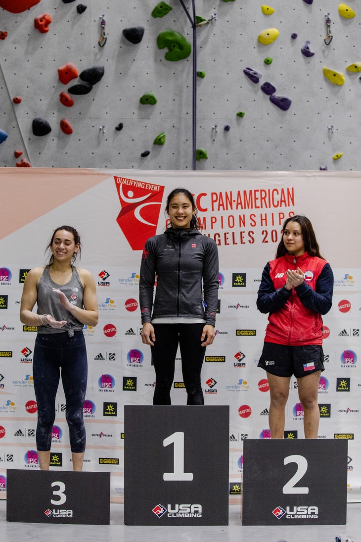 Four qualify for U.S. Olympic team in sport climbing at Pan