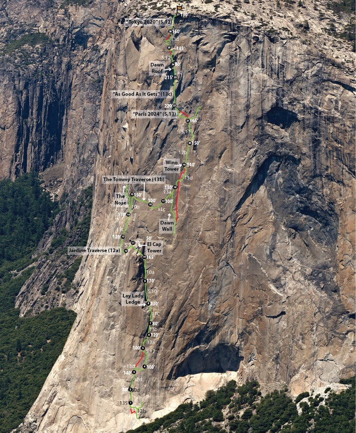 First Ascent of Passage to Freedom, El Cap - Climbing