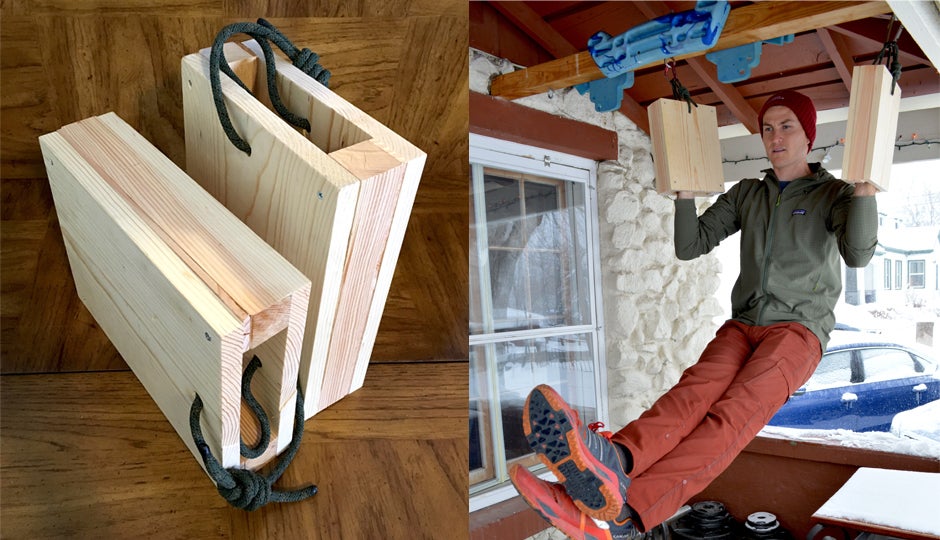 DIY How To Build Inexpensive Portable Crack Climbing Training Device