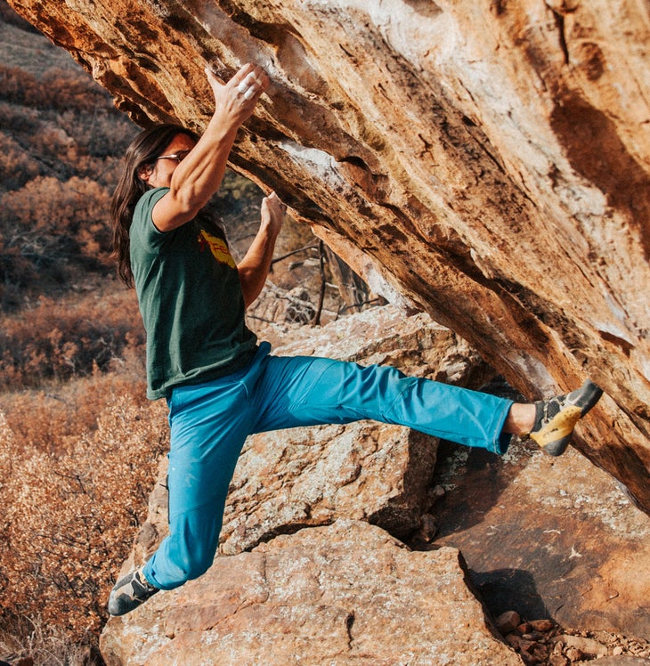 Alpkit Womens Bloc pants review: really good bouldering pants that don't  look like bouldering pants. - Beyond the Edge