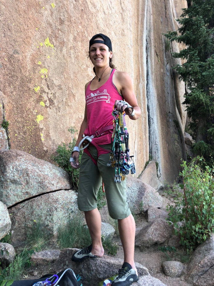 Rock Climb Visible Panty Line, Southeast Utah