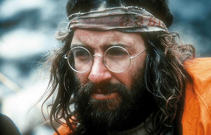 Doug Scott - Chris Bonington Doug Scott on the 1975 Everest expedition. Photo: Chris Bonington.