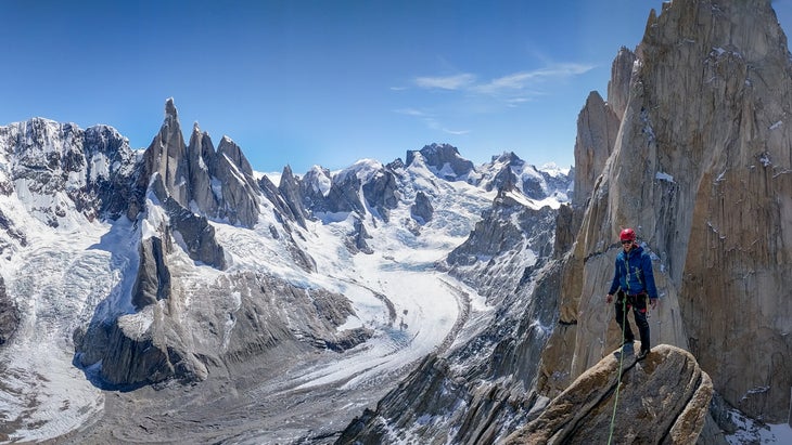 Tom Wright - Courtesy of Robert Scrivner 2 Tom Wright in Patagonia. Photo: Robert Scrivner.