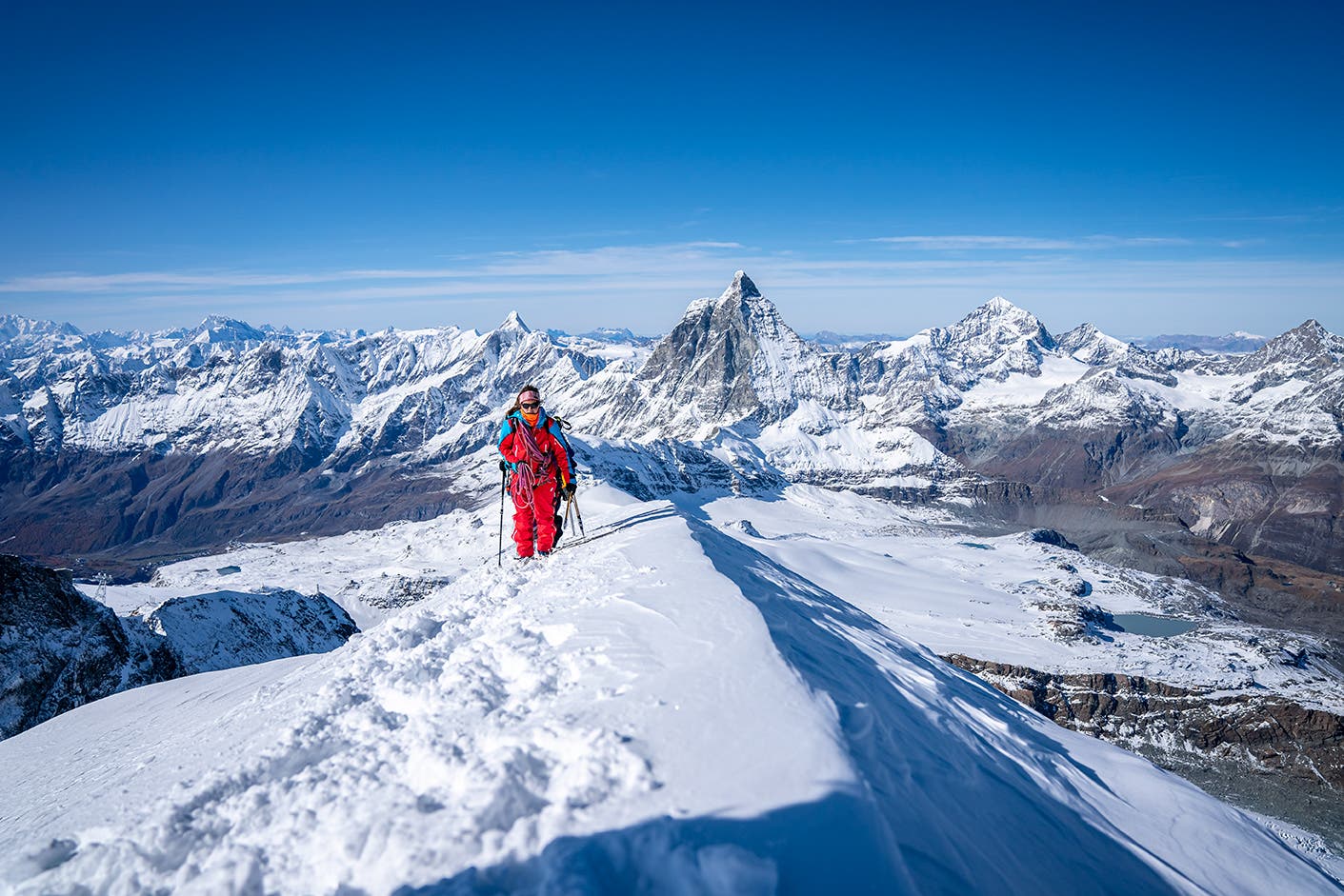 Mountaineering_SU21_CaroNorth_Breithorn_ST_6 Caro North on the Breithorn, Switzerland.